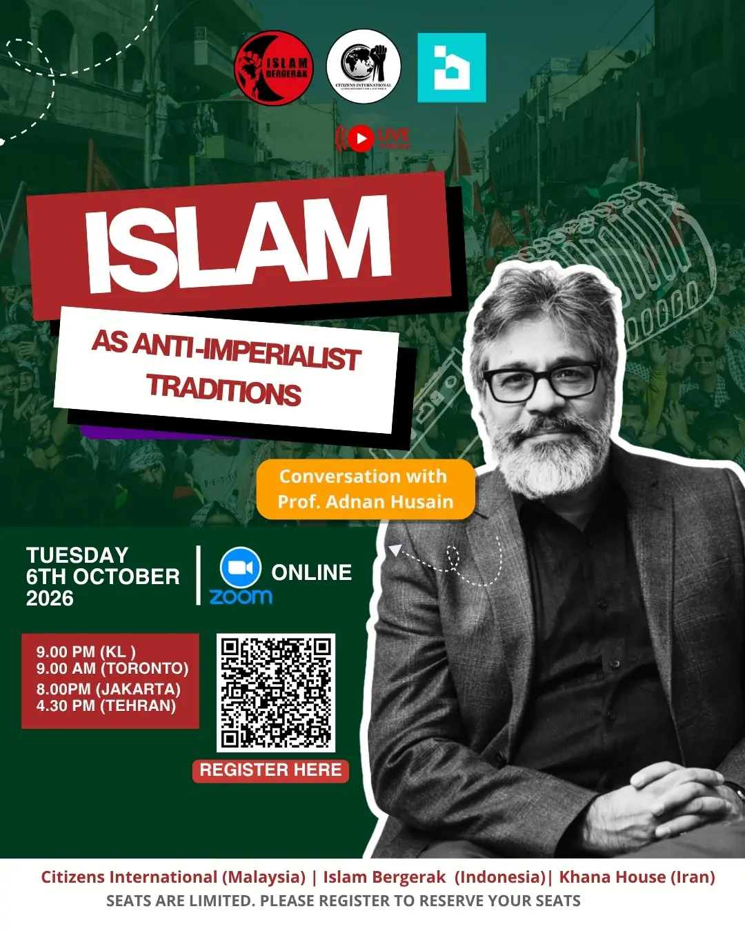[Global South Webinar] Islam as Anti-Imperialist Traditions: A Conversation with Adnan Hussain