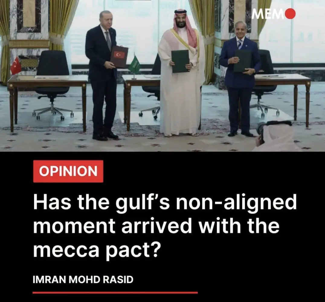 Has the gulf’s non-aligned moment arrived with the mecca pact?